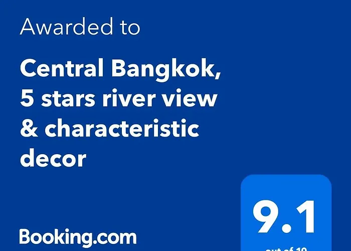 Bangkok, 5 Stars River View & Characteristic Decor Appartamento